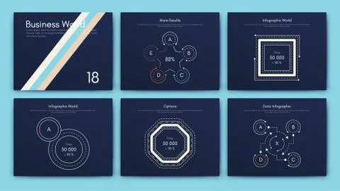Big set of infographics elements. EPS10. Stock vector Stock Illustration