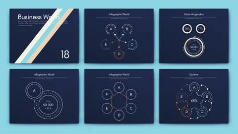 Big set of infographics elements. EPS10. Stock vector Illustrazione stock