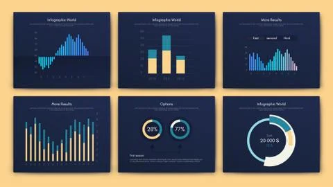 Big set of infographics elements. EPS10. Stock vector イラスト素材