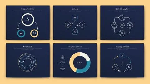 Big set of infographics elements. EPS10. Stock vector 스톡 일러스트