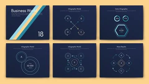 Big set of infographics elements. EPS10. Stock vector Illustrazione stock