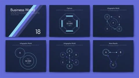 Big set of infographics elements. EPS10. Stock vector 스톡 일러스트