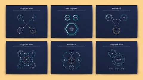 Big set of infographics elements. EPS10. Stock vector 库存插图