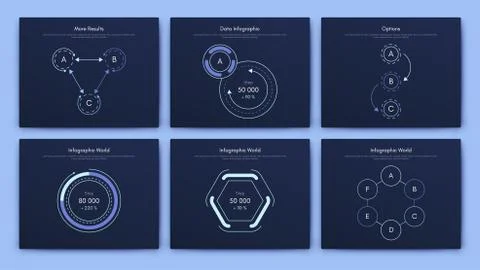 Big set of infographics elements. EPS10. Stock vector 스톡 일러스트