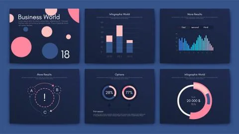 Big set of infographics elements. EPS10. Stock vector イラスト素材