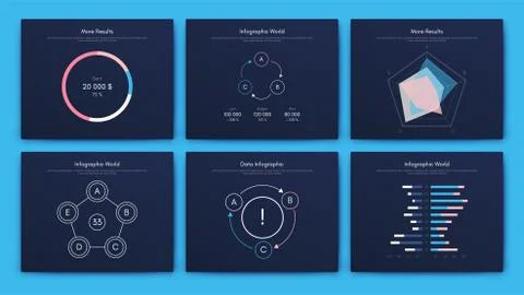 Big set of infographics elements. EPS10. Stock vector Stock Illustration