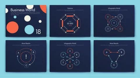 Big set of infographics elements. EPS10. Stock vector 库存插图