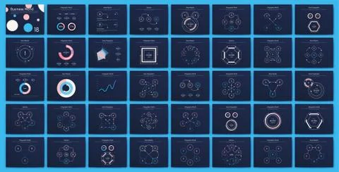 Big set of infographics elements. EPS10. Stock vector 库存插图