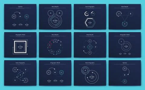 Big set of infographics elements. EPS10. Stock vector Stock Illustration
