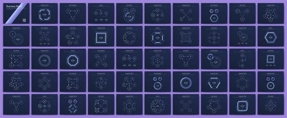 Big set of infographics elements. EPS10. Stock vector Stock Illustration