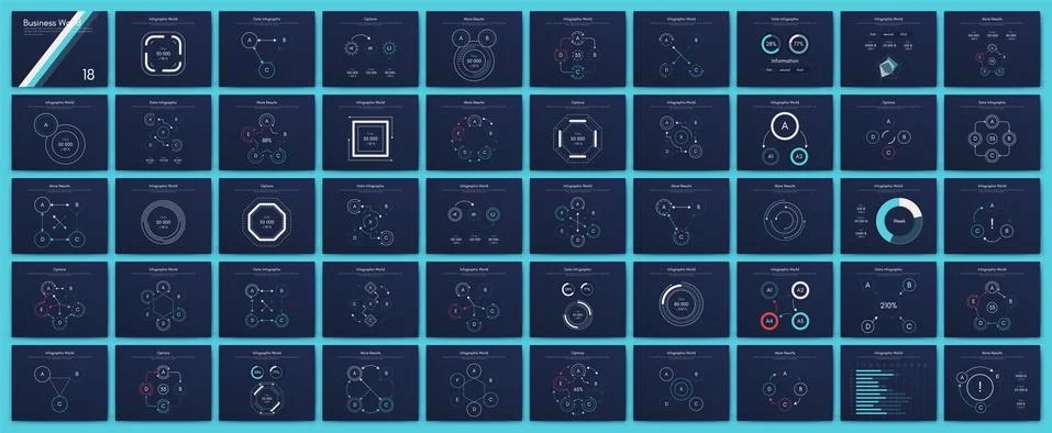 Big set of infographics elements. EPS10. Stock vector イラスト素材