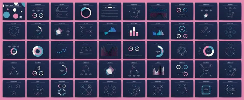 Big set of infographics elements. EPS10. Stock vector イラスト素材