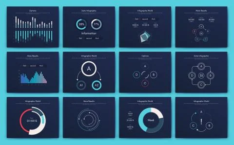 Big set of infographics elements. EPS10. Stock vector イラスト素材