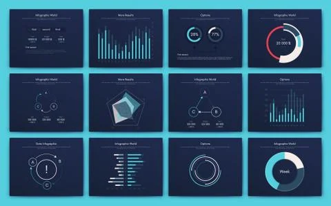 Big set of infographics elements. EPS10. Stock vector イラスト素材