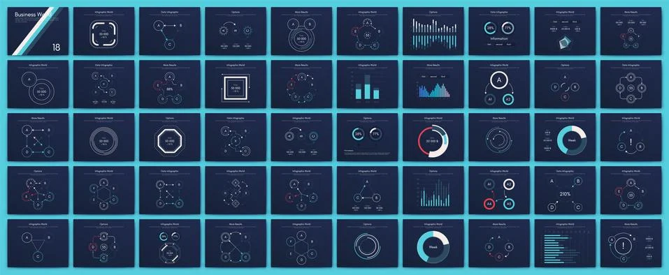 Big set of infographics elements. EPS10. Stock vector イラスト素材