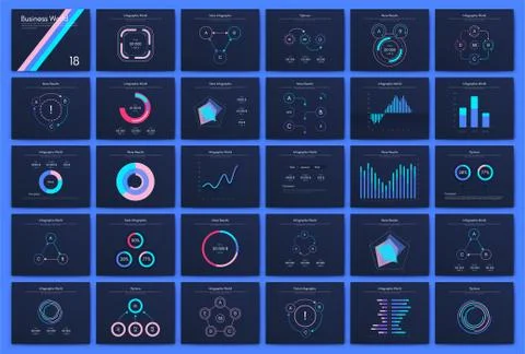 Big set of infographics elements. EPS10. Stock vector イラスト素材