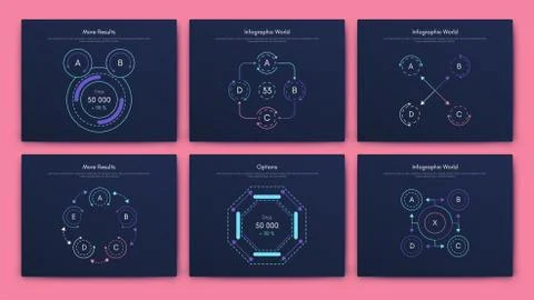 Big set of infographics elements. EPS10. Stock vector. Stock Illustration