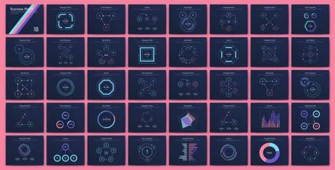 Big set of infographics elements. EPS10. Stock vector. 库存插图