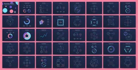 Big set of infographics elements. EPS10. Stock vector. 库存插图
