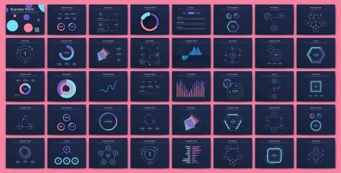 Big set of infographics elements. EPS10. Stock vector. 스톡 일러스트
