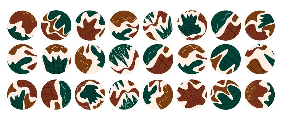 Big set of various highlight covers. Stock Illustration
