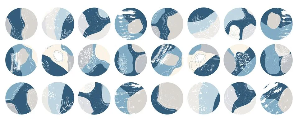 Big set of various highlight covers. Stock Illustration