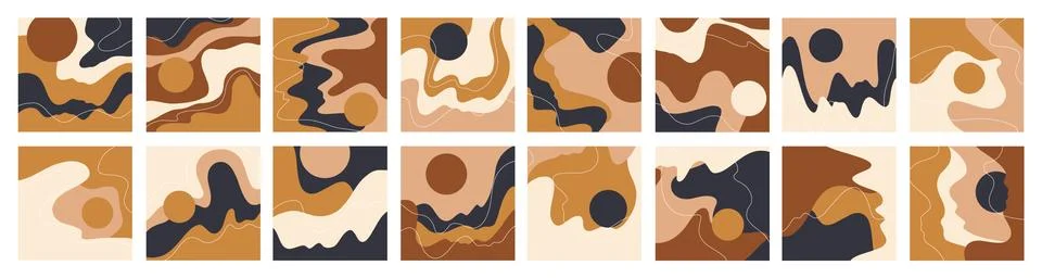 Big set of various highlight covers. Stock Illustration