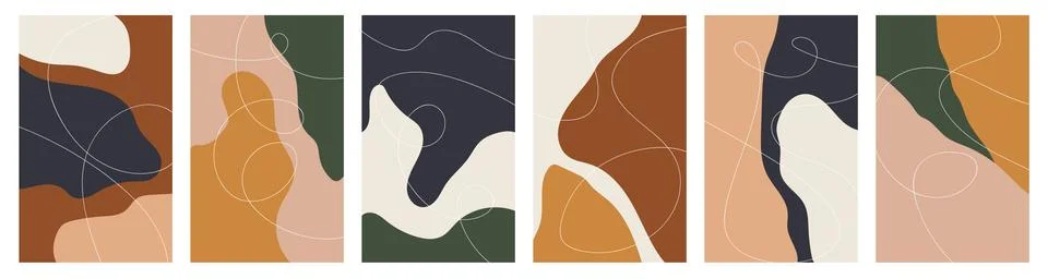 Big set of various vector highlight covers. Stock Illustration