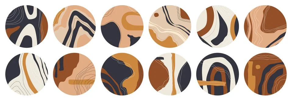 Big set of various vector highlight covers. Stock Illustration
