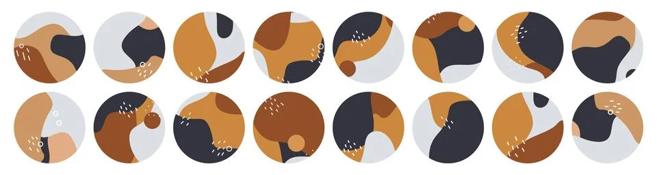 Big set of various vector highlight covers. Stock Illustration
