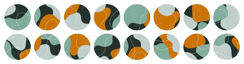 Big set of various vector highlight covers. Stock Illustration