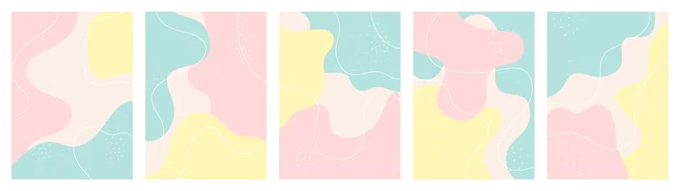 Big set of various vector highlight covers. Stock Illustration