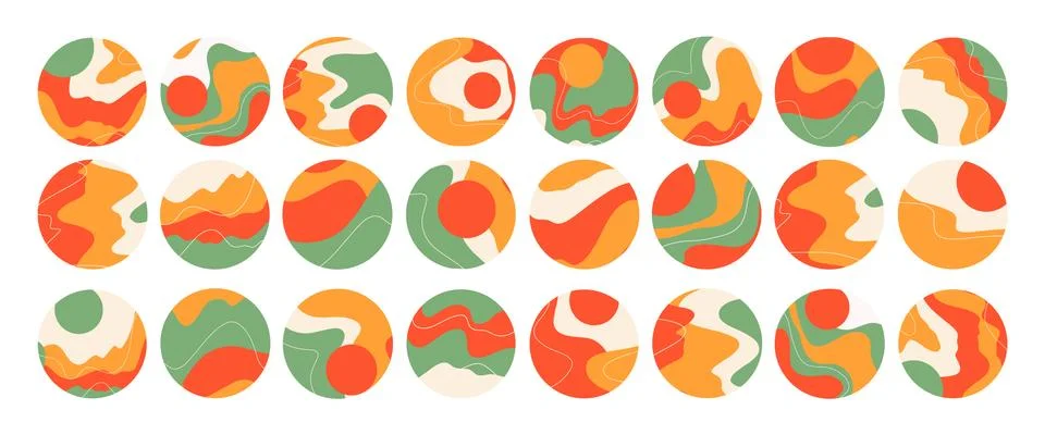 Big set of various vector highlight covers. Stock Illustration