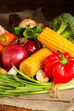 Big set of vegetables Stock Photos
