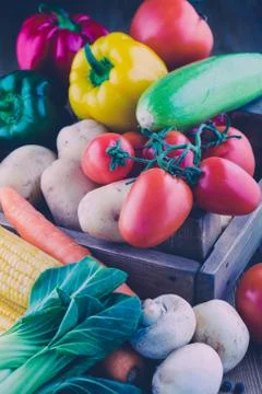 Big set of vegetables Stock Photos