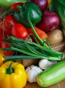 Big set of vegetables Stock Photos