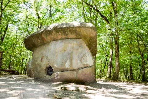 Big Shapsug dolmen Foto stock