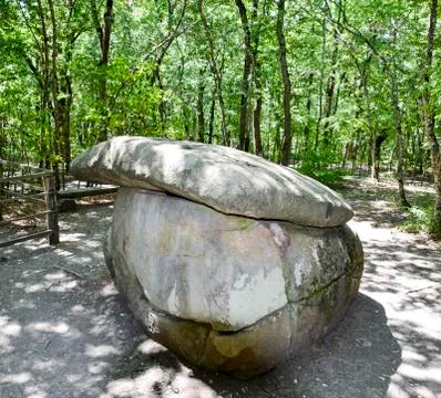Big Shapsug dolmen Foto stock
