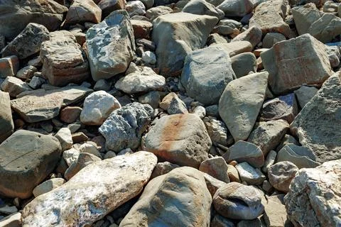 Big sharp stones texture for a background Stock Photos