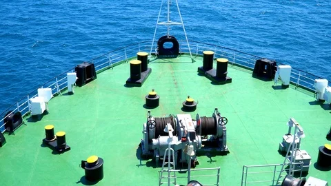 Big Ship bow Stock Footage 99659101