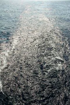 Big ship trail Stock Photos