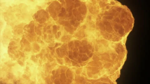 Big Shooting Explosion on Black 스톡 동영상 153430765