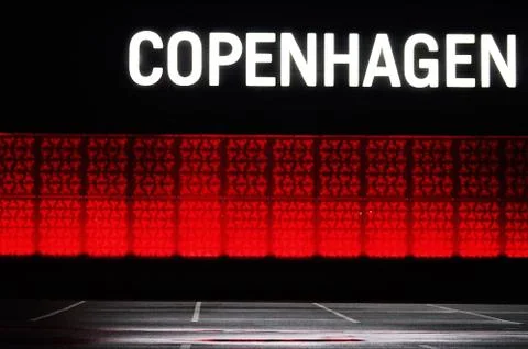 A big sign Stock-Fotos