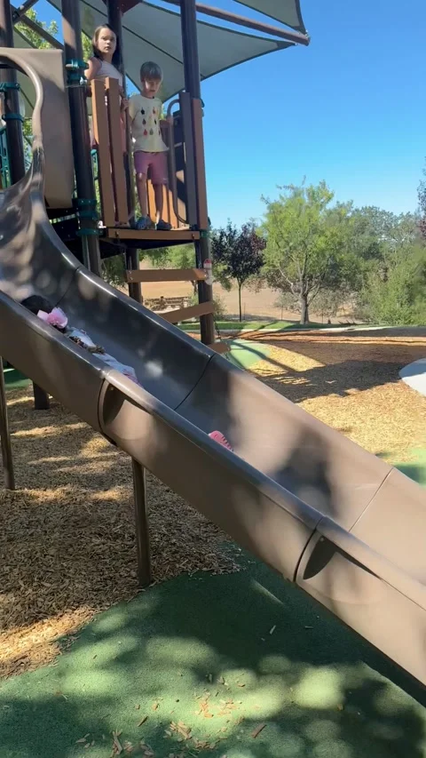 Big Sis Slid Down Into Little Sis, Paso Robles, California, USA - 29 Jul 2026 Stock-Footage 342178597