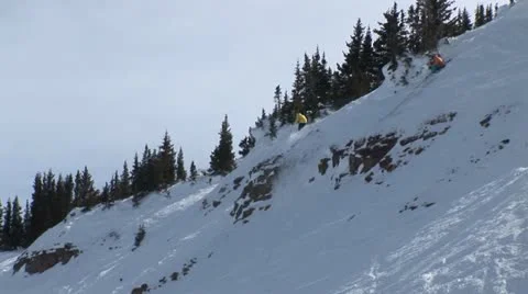 Big Ski Crash 23 Video stock 10920860