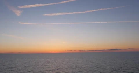 Big sky, beautiful sunset Stock Footage 50543230