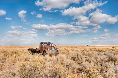 Big Sky Of Eastern Washington Stock Photos