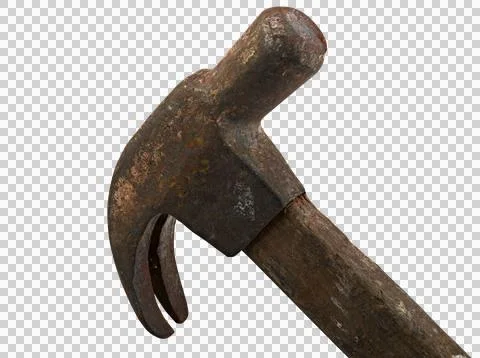 The big sledge hammer for heavy work Stock Photos