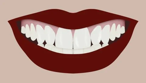Big smile Stock Illustration