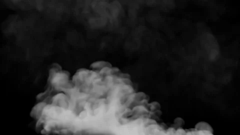 Big Smoke Wisp with alpha Stock Footage